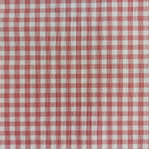 Zephir Cotton Fabric Gingham Square Color Old Pink